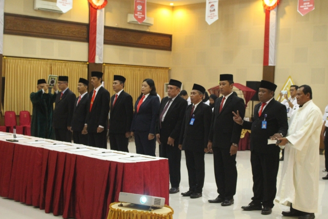 Kanwil Kemenkumham D.I. Yogyakarta Lantik 4 MPD Notaris dan 5 PPNS