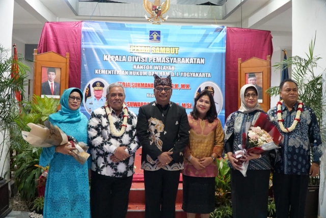 Haru Biru Pelepasan dan Penyambutan Kadiv PAS Kanwil Kemenkumham D.I. Yogyakarta