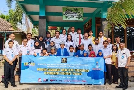 Kanwil Kemenkumham D.I. Yogyakarta Bakti Sosial Peringati HDKD 2019 di Gunungkidul
