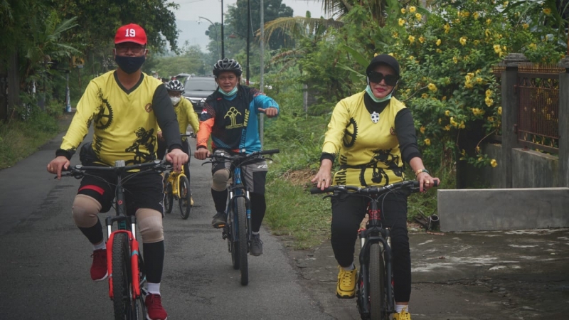 Kakanwil Gowes Sehat Lagi Bareng Jajaran, Kali Ini ke Prambanan-Tempuh Jarak 38 KM