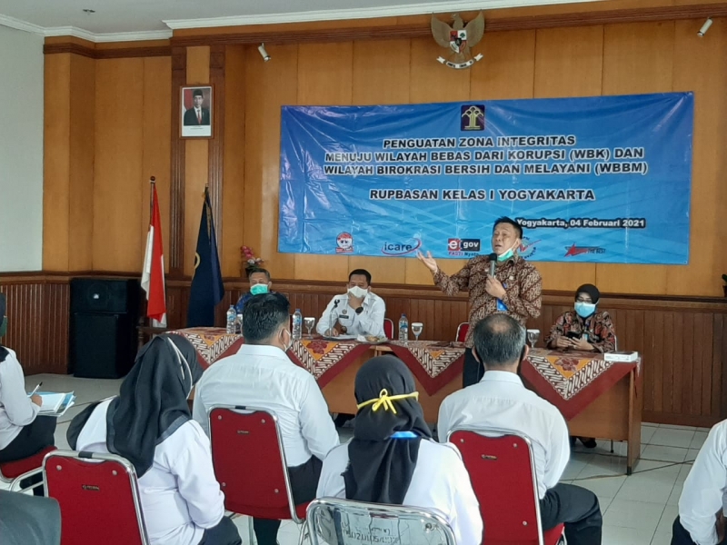 Kadiv Keimigrasian Kunjungi Rupbasan Yogyakarta, Beri Penguatan Zona Integritas Menuju WBK WBBM