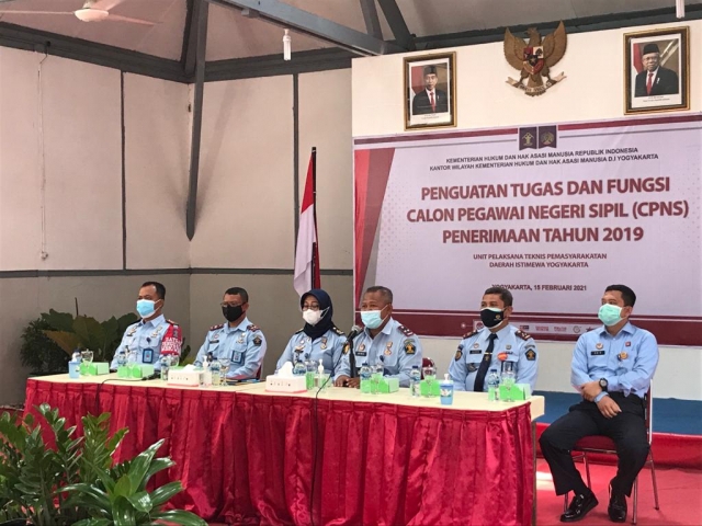 63 CPNS 2019 UPT Pemasyarakatan Berkumpul di Lapas Yogyakarta, Simak Arahan Tegas dari Kadiv PAS