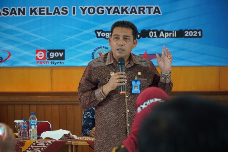 Beri Penguatan di Rupbasan Yogyakarta, Kakanwil: Marwah Kemenkumham Harus Dijaga dengan Kinerja Berintegritas