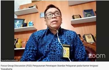 Kolaborasi Divisi Keimigrasian, Kanim Yogyakarta, dan Ombudsman DIY Gelar FGD Penyusunan Standar Pelayanan Publik