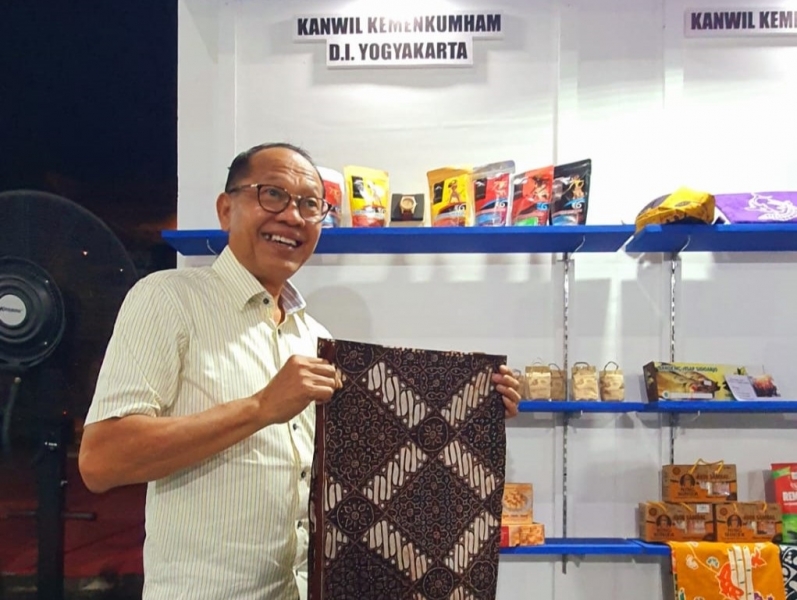 Partisipasi Kemenkumham DIY dalam Festival Karya Cipta Anak Negeri, Kenalkan Batik Nitik hingga Bakpia Mbah Wiro