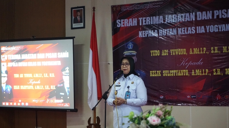 Sertijab Kepala Rutan Yogyakarta, Ini Pesan Kadiv PAS Kemenkumham DIY