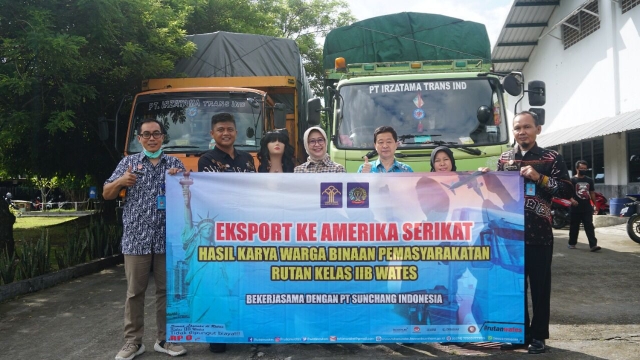 Kerja Sama dengan PT Sunchang Indonesia, Rutan Wates Ekspor Hasil Karya WBP ke Negeri Paman Sam