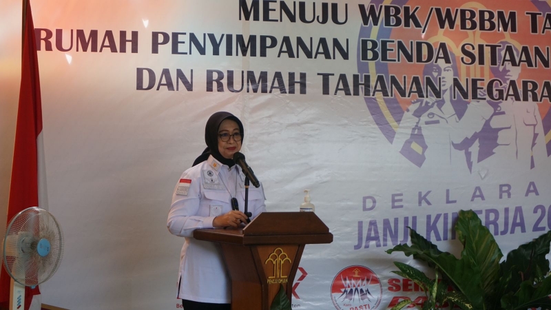 Deklarasi Janji Kinerja UPT Kulon Progo, Kadiv PAS: Jadilah Insan Kemenkumham yang PASTI dan Ber-AKHLAK
