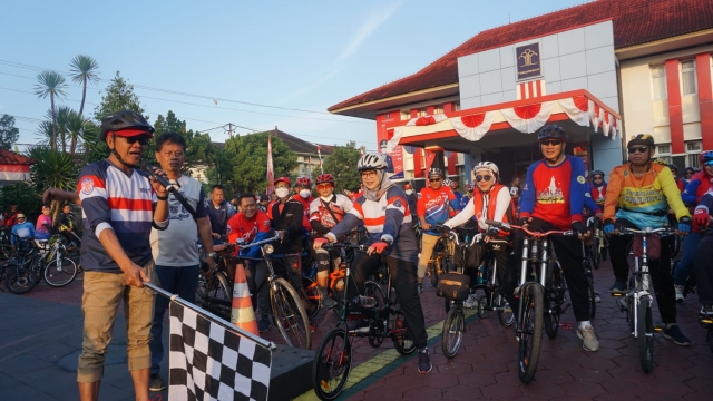 Semarak Hari Dharma Karya Dhika, Kemenkumham DIY Selenggarakan Fun Bike