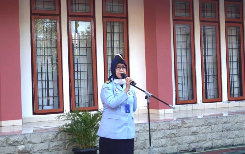 Pimpin Apel Pagi, Kadiv PAS Apresiasi Prestasi Kanwil Kemenkumham DIY dalam Perayaan HDKD ke-77