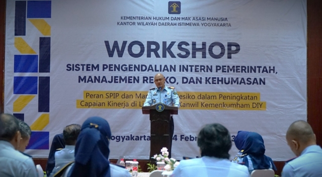 Tingkatkan Kompetensi Pegawai, Kemenkumham D.I. Yogyakarta Gelar Workshop SPIP, MR dan Kehumasan