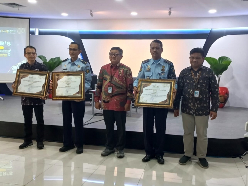 Keren! Kanwil Kemenkumham DIY Kembali Raih Penghargaan IKPA Terbaik dari KPPN Yogyakarta