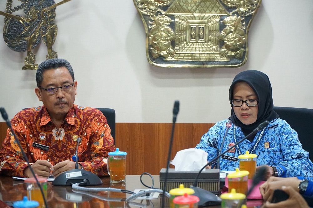 Mohamad Yunus Affan, Kepala Pusat Penyuluh Hukum dan Bantuan Hukum BPHN Berikan Arahan Kepada JF Penyuluh Hukum Kanwil Kemenkumham D.I.Yogyakarta