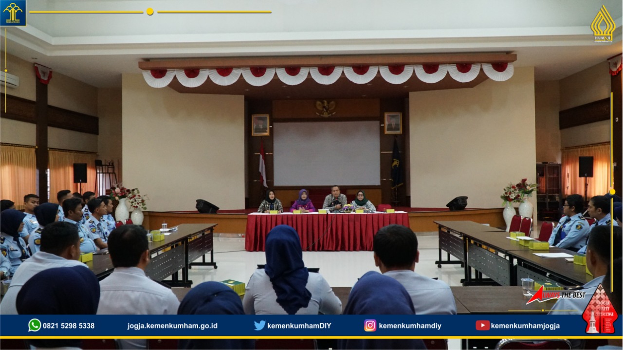 BPSDM Lakukan Monitoring dan Evaluasi Pelaksanaan Diklat Pegawai di Lingkungan Kanwil Kemenkumham D. I. Yogyakarta