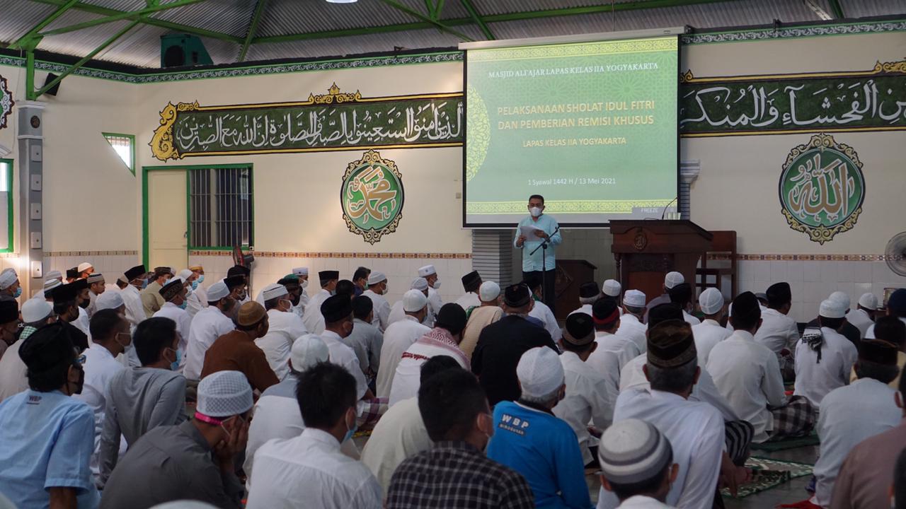 Idul Fitri 1442 H, Warga Binaan Pemasyarakatan di Daerah Istimewa Yogyakarta Peroleh Remisi