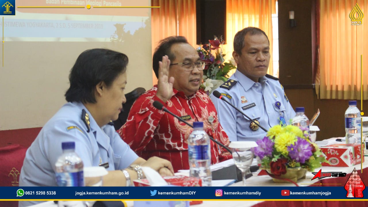 Sinergitas Dengan BPIP, Kanwil Kemenkumham D. I. Yogyakarta Gelar Audiensi Bahas Harmonisasi Penyusunan Peraturan Perundang-Undangan