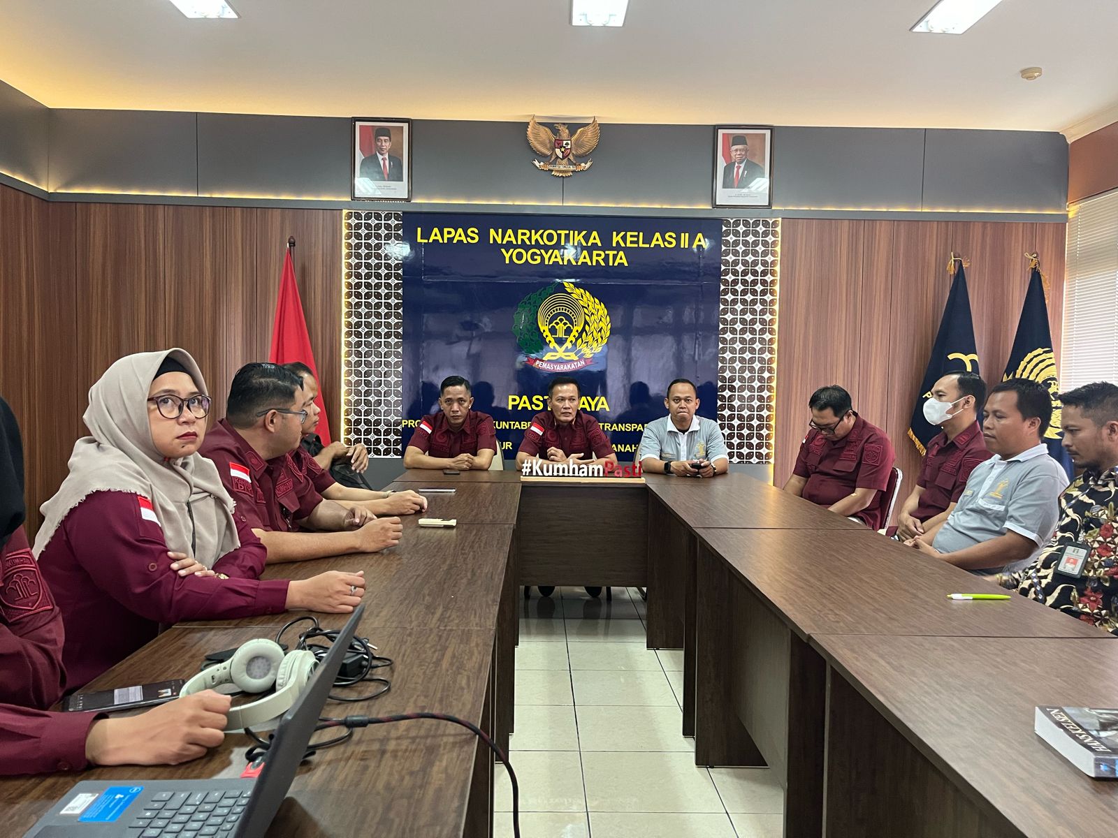 Kanwil Kemenkumham DIY Adakan Monev di Lapas Narkotika Kelas IIA Yogyakarta