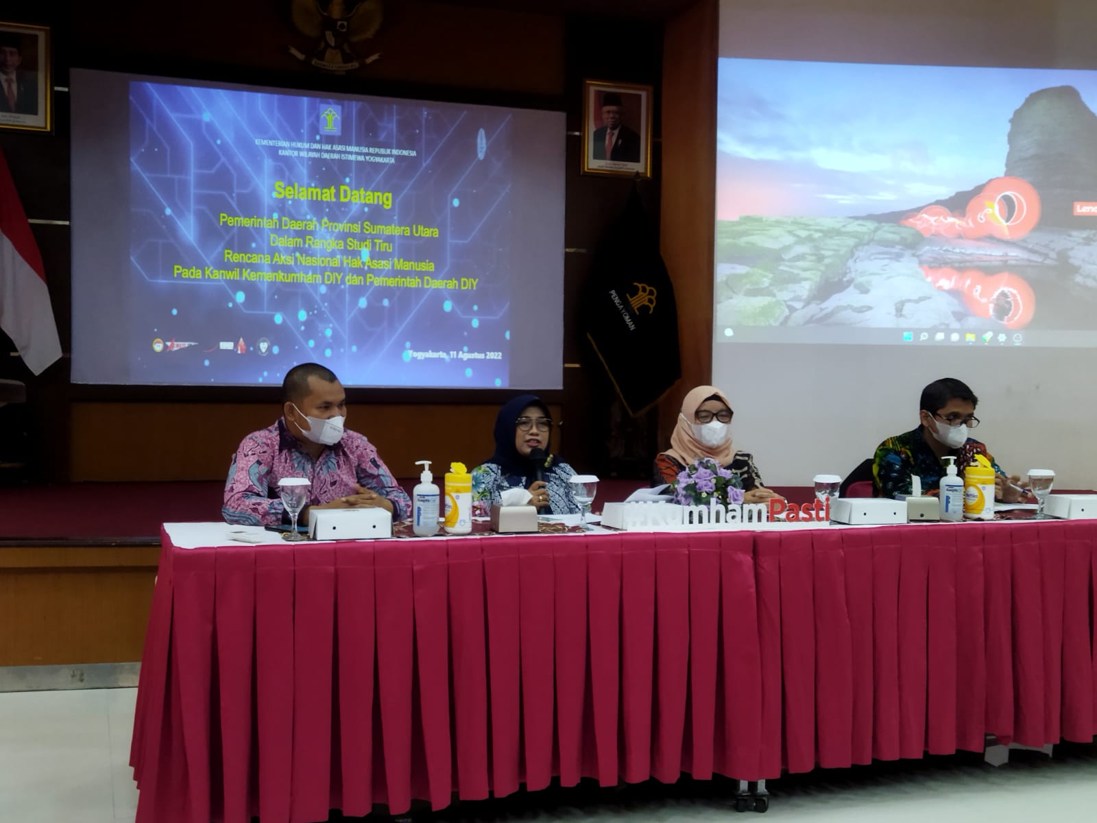 Nilai RANHAM Tinggi, Kanwil Kemenkumham DIY Jadi Tempat Studi Tiru Pemda Sumatera Utara