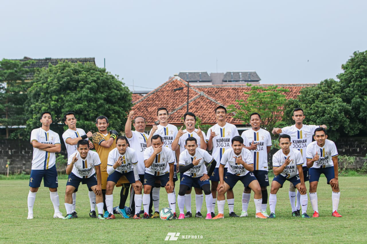 Fun Football Jaga Kesehatan, Tim Sepakbola Kanwil Kemenkumham Daerah Istimewa Yogyakarta Ungguli PT KAI Jogja