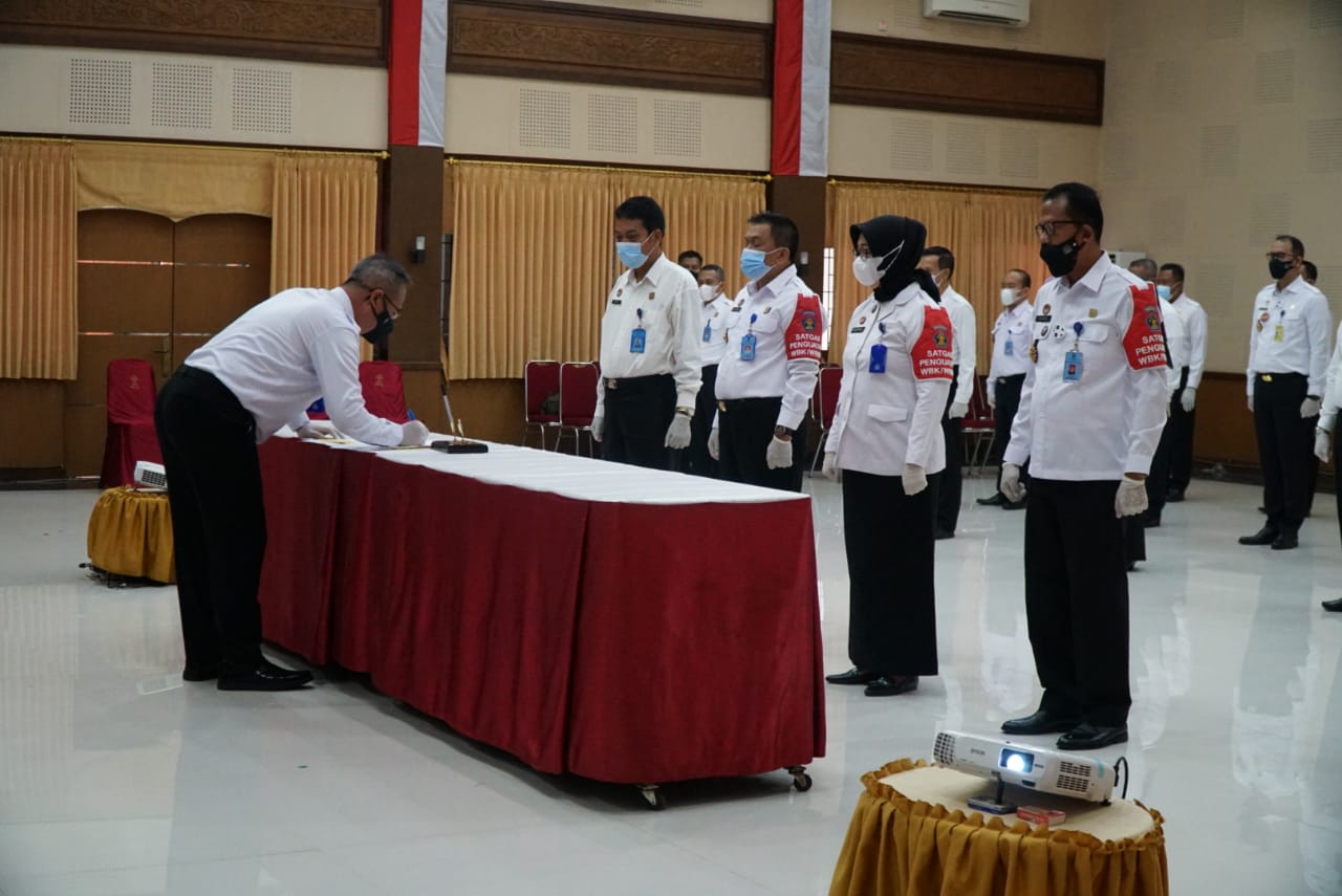 Penandatanganan Perjanjian Kinerja, Kanwil Kemenkumham D. I. Yogyakarta Optimis Raih Pencapaian Maksimal di Tahun 2021
