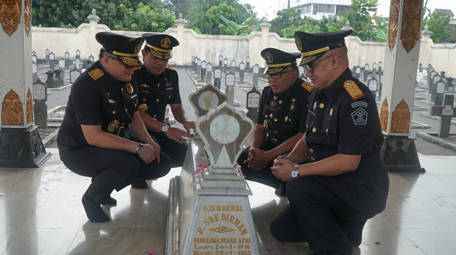 Peringati Hari Bakti Pemasyarakatan, Kemenkumham DIY Ziarah di Makam Jenderal Soedirman